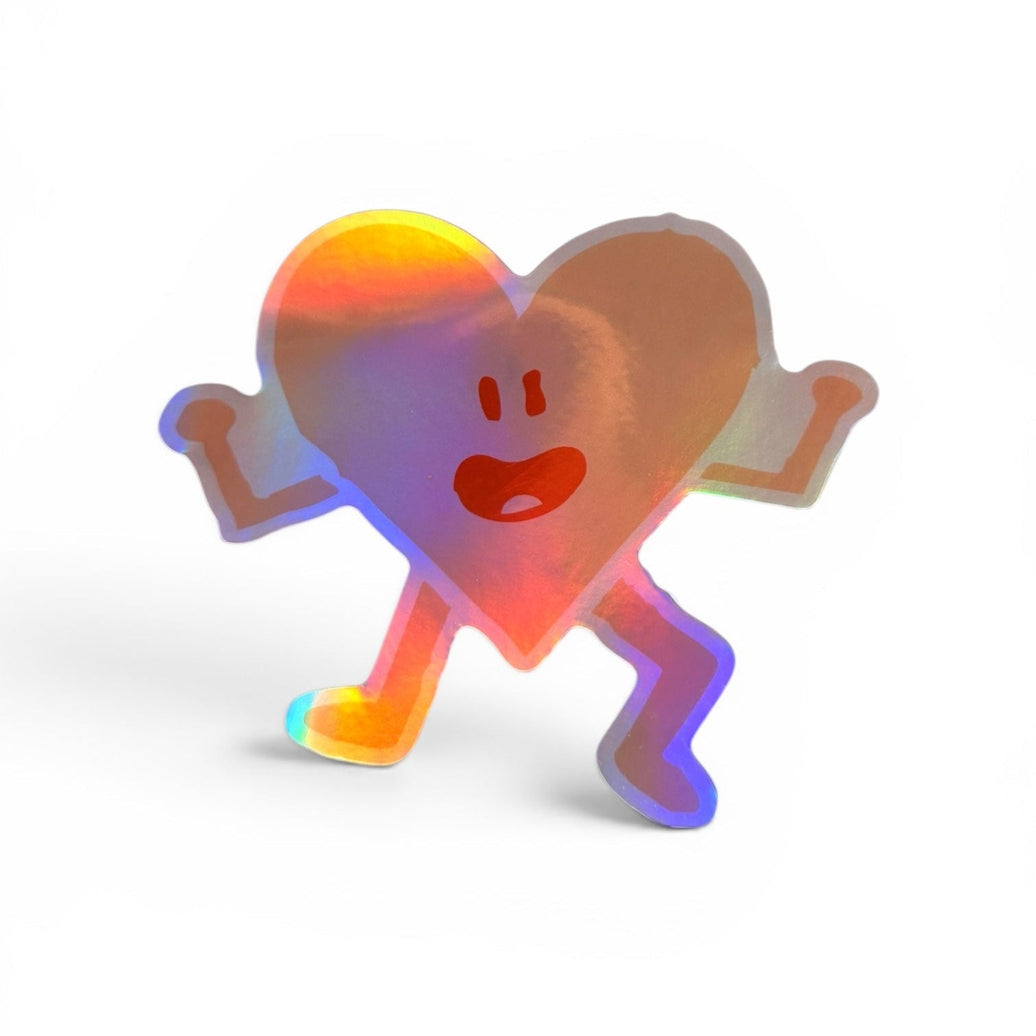 Luv Holographic Sticker 4" - Wunderkits