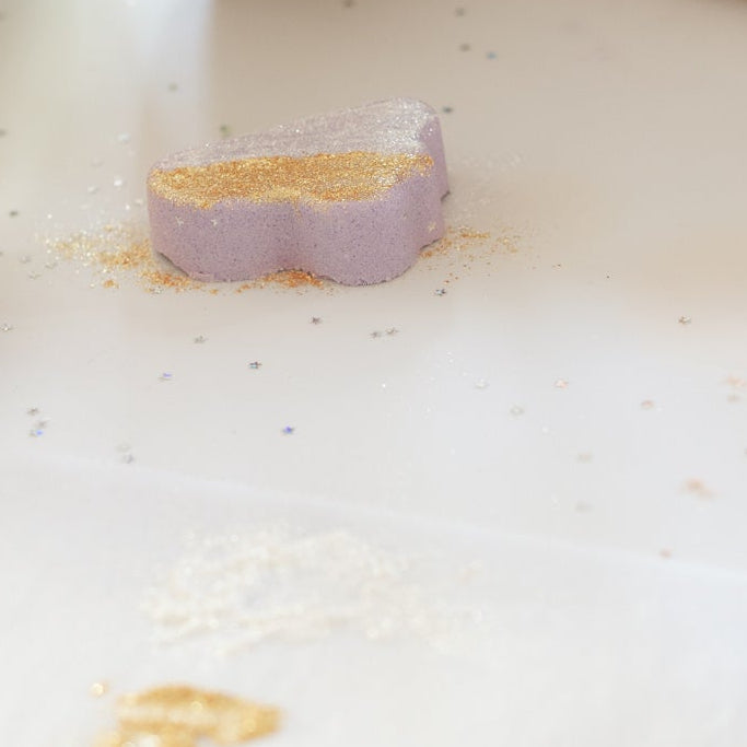 bath bomb on table