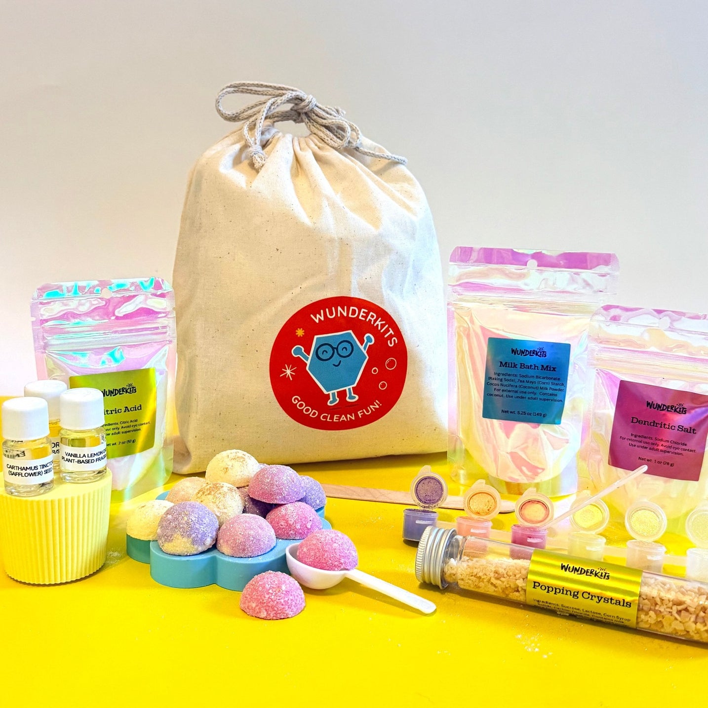 Pop 'N Fun "Mini" Crackling Bath Drops Kit - Wunderkits