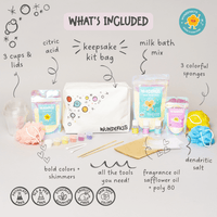 Rainbow Whirl Milk Bath Kit - Wunderkits